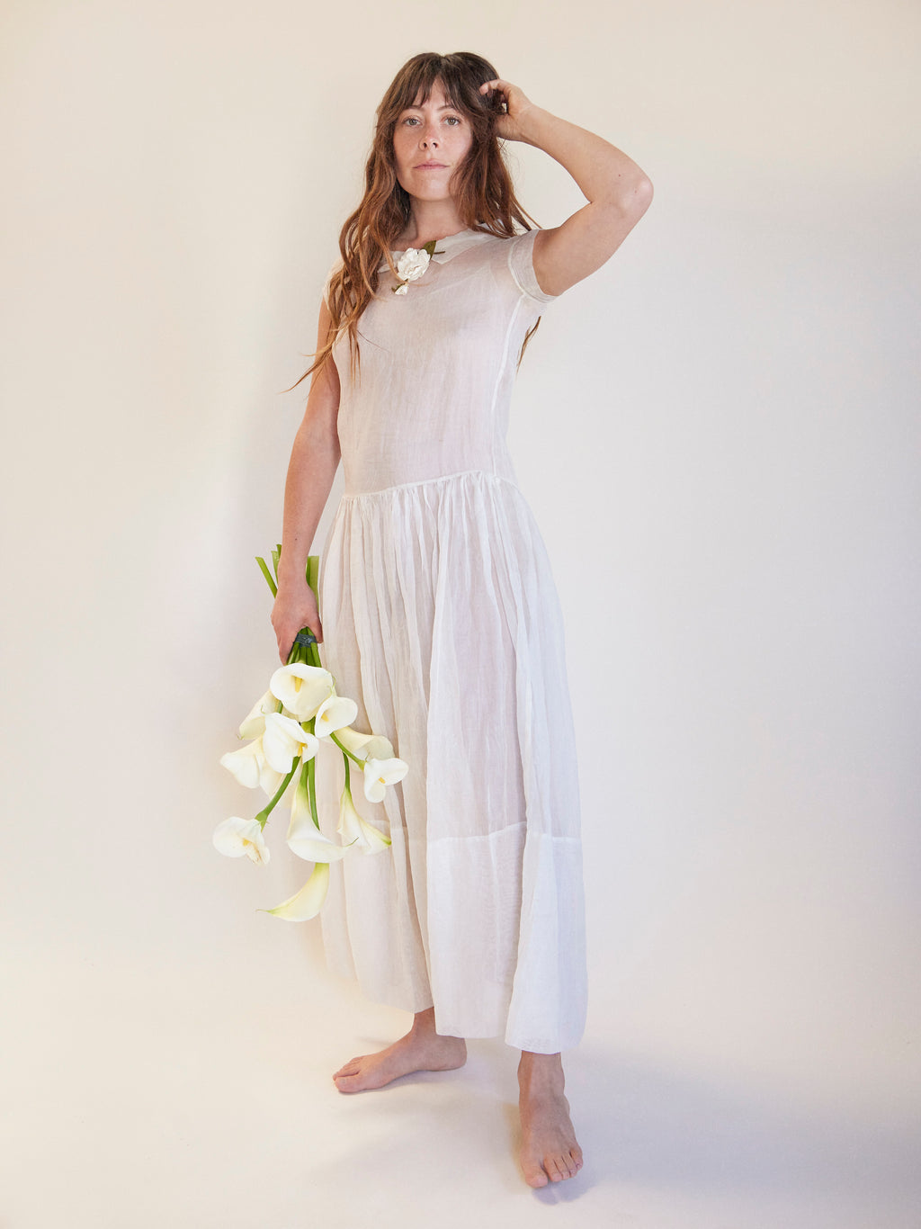 1930s Organza Drop Waist Dress – The Ludlow Shop