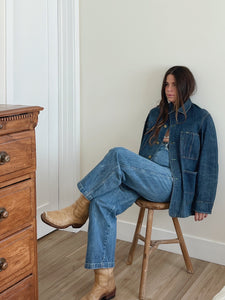1940s Denim Barn Coat