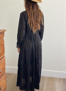 Edwardian Swiss Dot Lace Dress