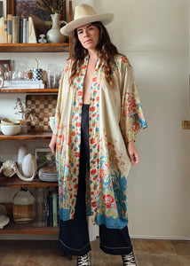 1920s Silk Pongee Kimono