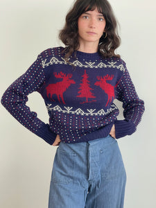 40-50s Wool Sweater