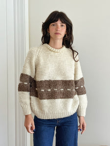 Handknit Wool Pullover