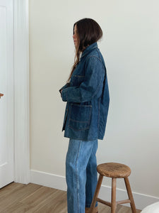 1940s Denim Barn Coat