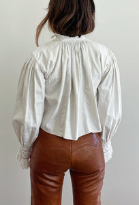 Antique Heavy Linen Blouse