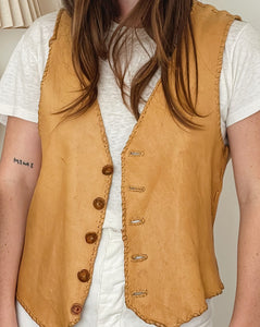 Handmade Buckskin Vest