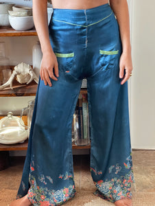 Art Deco Floral Pants