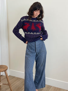 40-50s Wool Sweater