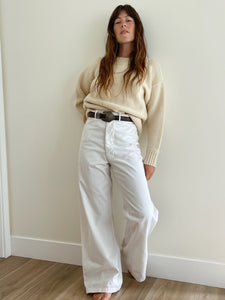 Cream Wool Pullover