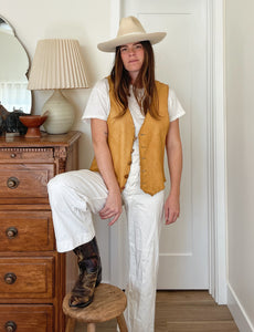 Handmade Buckskin Vest