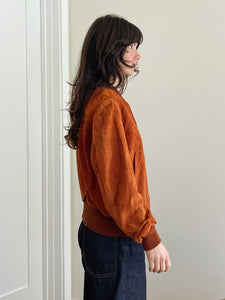 1950s Suede Leather Bomber