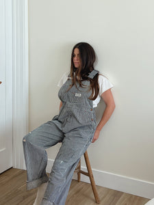 Powerhouse Hickory Stripe Overalls