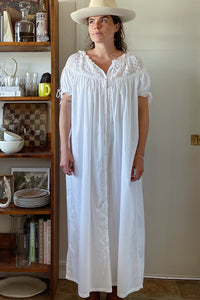 Antique Lace Yoke Nightgown