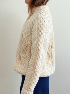 Handknit Irish Fisherman Knit