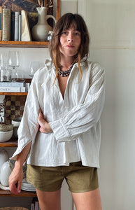 Heavy French Linen Shirt