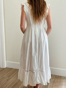 Antique Lace Cotton Dress