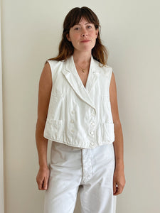 Antique Cotton Dot Vest