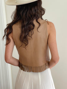 1950s Deerskin Fringe Vest