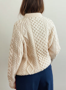 Handknit Irish Fisherman Knit