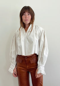 Antique Heavy Linen Blouse