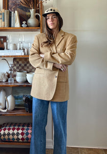 Oversized Camel Blazer