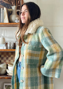 Ludlow Shearling Blanket Duster