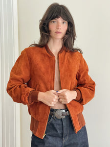 1950s Suede Leather Bomber