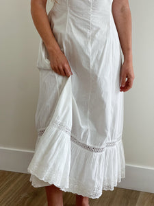 Antique Lace Cotton Dress