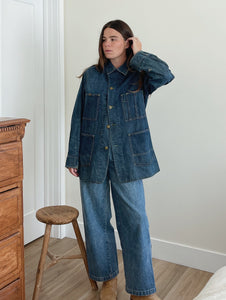 1940s Denim Barn Coat
