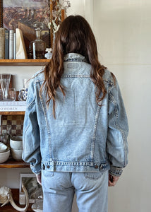 Distressed Levis Trucker