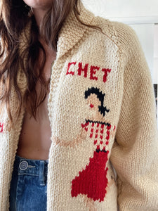 Handknit Wool Cardigan