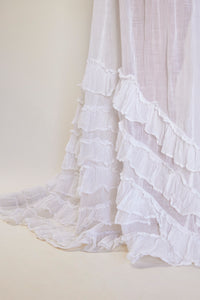 Victorian Cotton Ruffle Skirt