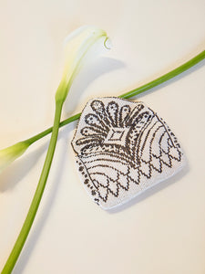 Antique Botanical Clutch