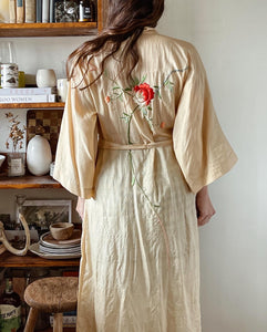 Embroidered Silk Kimono
