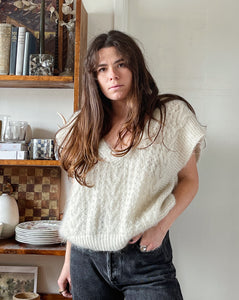 Oversized Mohair Vest