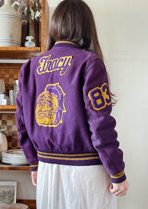 Wool Patched Letterman