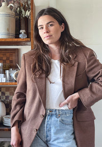 Oversized Camel Blazer